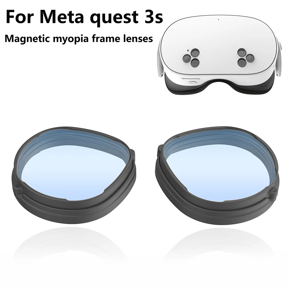 

Защитная рамка для очков Meta Quest 3S, магнитные линзы с защитой от синего света и царапин для VR-гарнитуры, предотвращают поцарапывание очков
