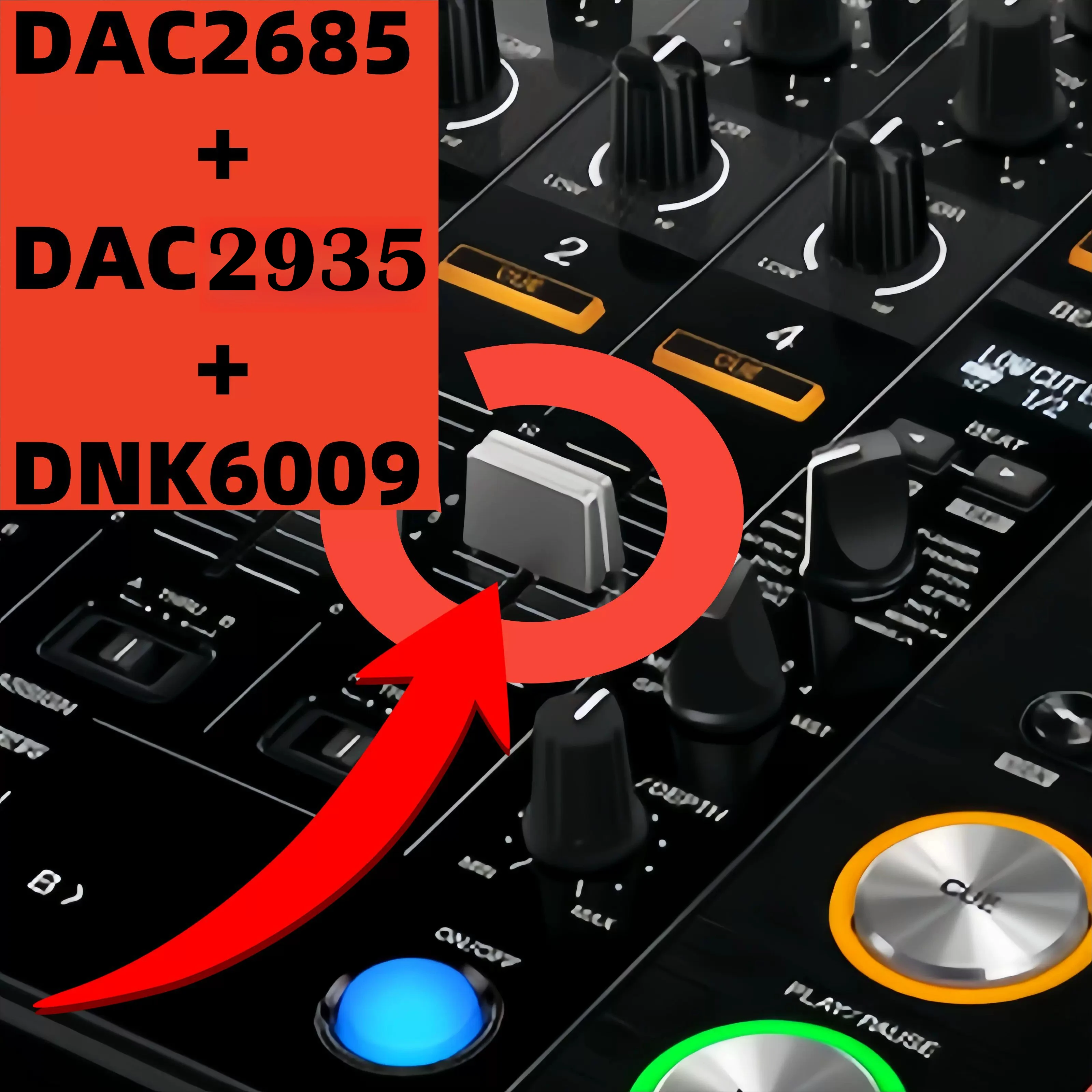 Pioneer DDJSZ SZ2 XZ 400 800 1000SRT DJM900 2000  Combination fader cap DNK5888 DNK6009 DAC2938 DAC2936 DNK6440 DAC2684