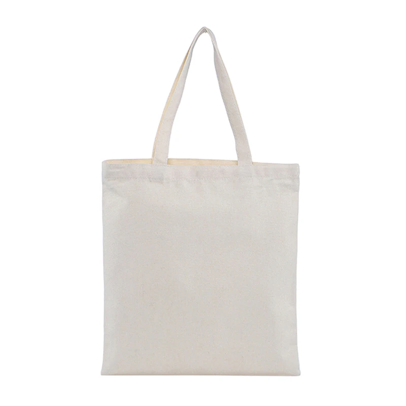 Canvas Bags Cotton Shopper Bag Folding Portable Shopping Bag Canvas Tote Bag Reusable Shopping Bags