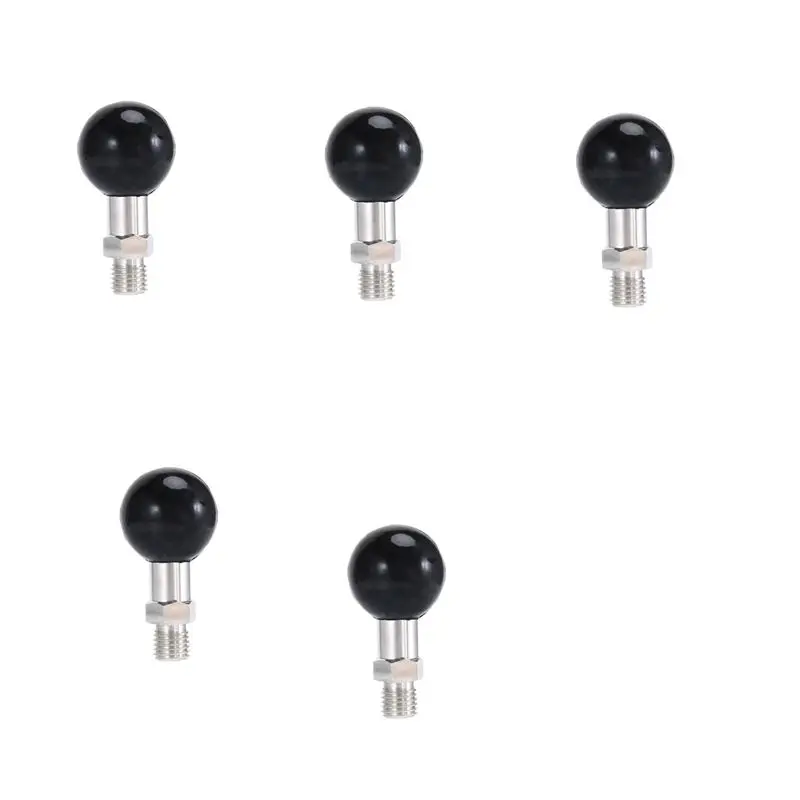 Powerful 5Pcs 1Inch Ball Base M10 X 1.25 Male Thread Mount   Motorcycle Motorbike For Ram Mounts
