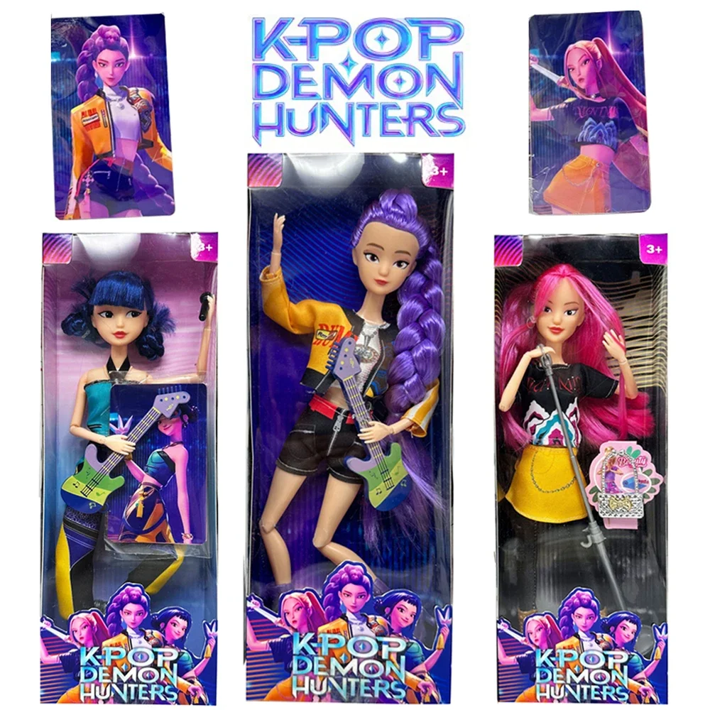 ألعاب الدمى الساخنة Kpop شيطان الصيادين عمل الشكل رومي ميرا زوي الأميرة الجميلة لتقوم بها بنفسك لعبة بلاستيكية للفتيات #6