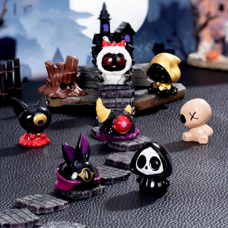 5-шт-мини-3d-украшения-на-Хэллоуин-миниатюрная-летучая-мышь-тыква-призрак-украшения-из-смолы-кукольный-дом-diy-аксессуары