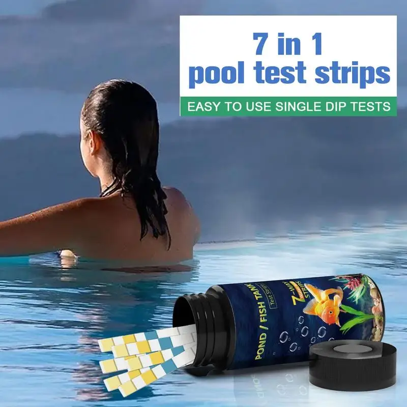 Тест-полоски 7 в 1 для аквариума