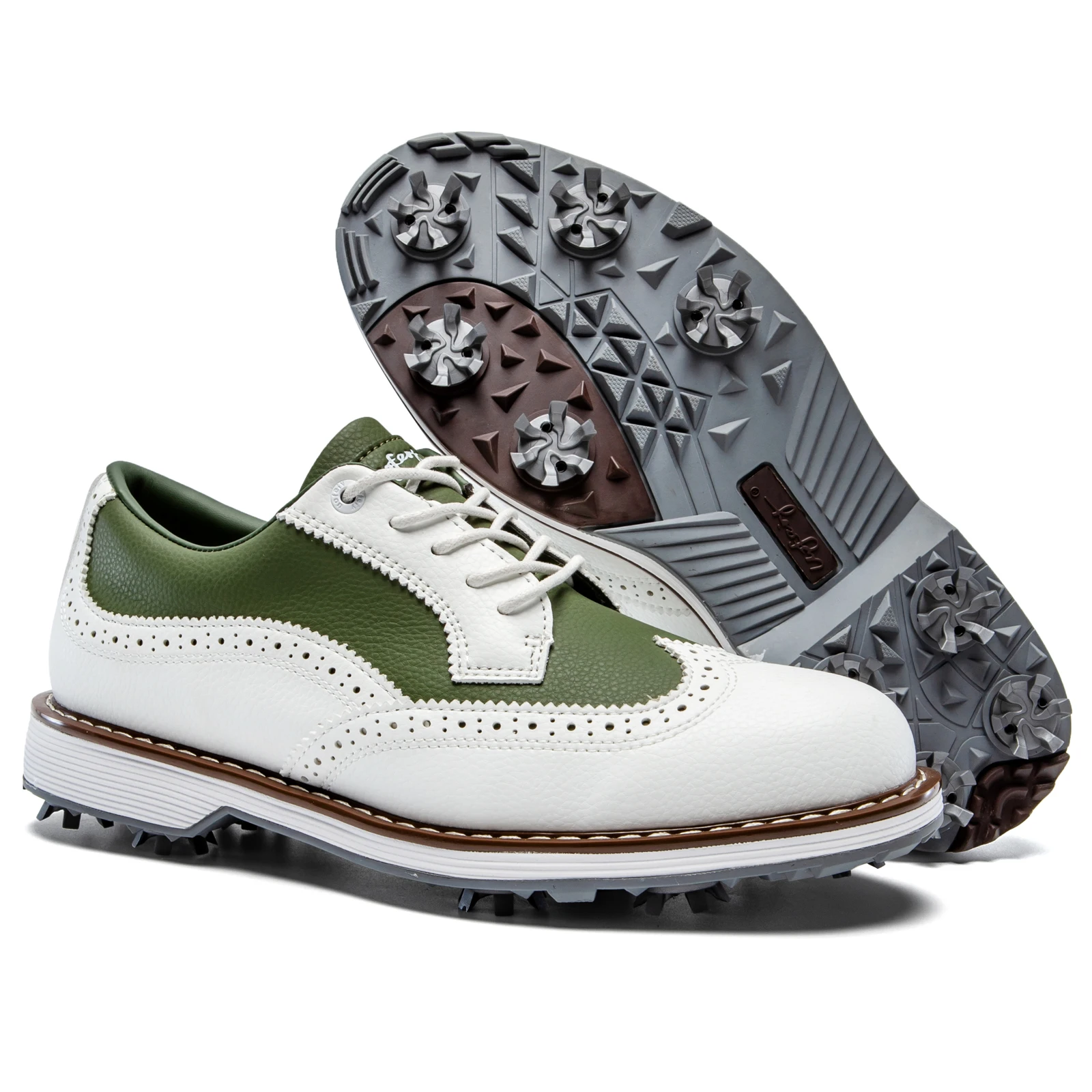UOFEIY Softlite Professional Men's Golf Shoes Spiked Business Breathable Comfortable view 7