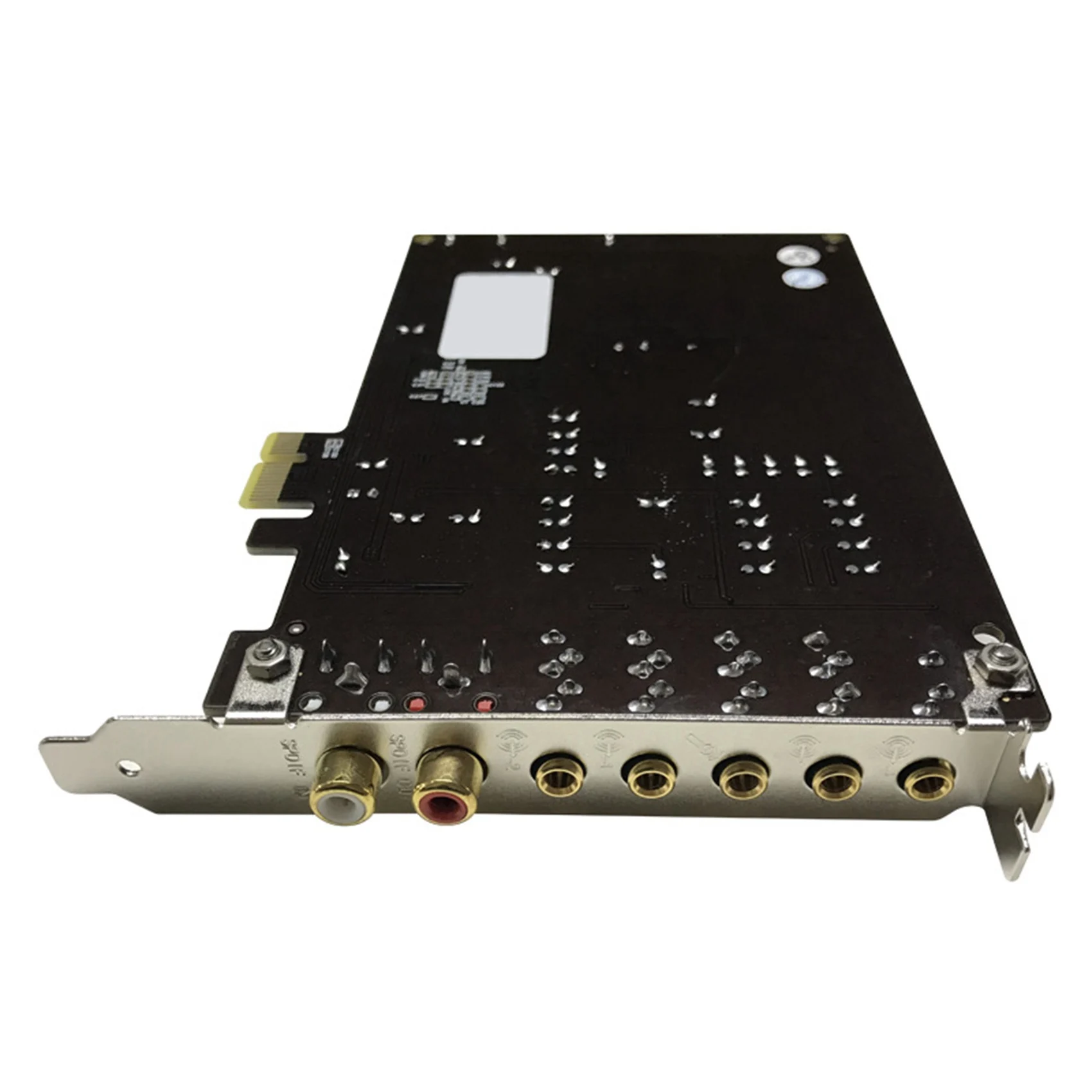 PCI-E Computer Built-In Sound Card 5.1 Channel Small Card SB0105 DSP Computer Singing Broadcast Home Sound Card Black