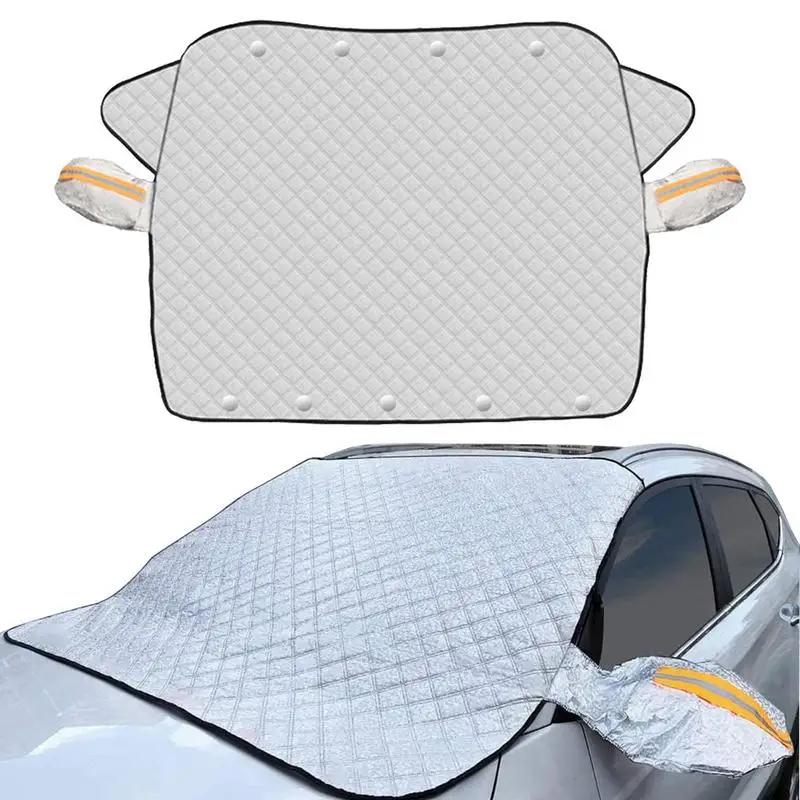 

Car Windshield Snow Ice Cover Magnetic Snow Shelter Film Anti-Frost Guard Car Freeze Sunshade Winter Protective Cover Supplies