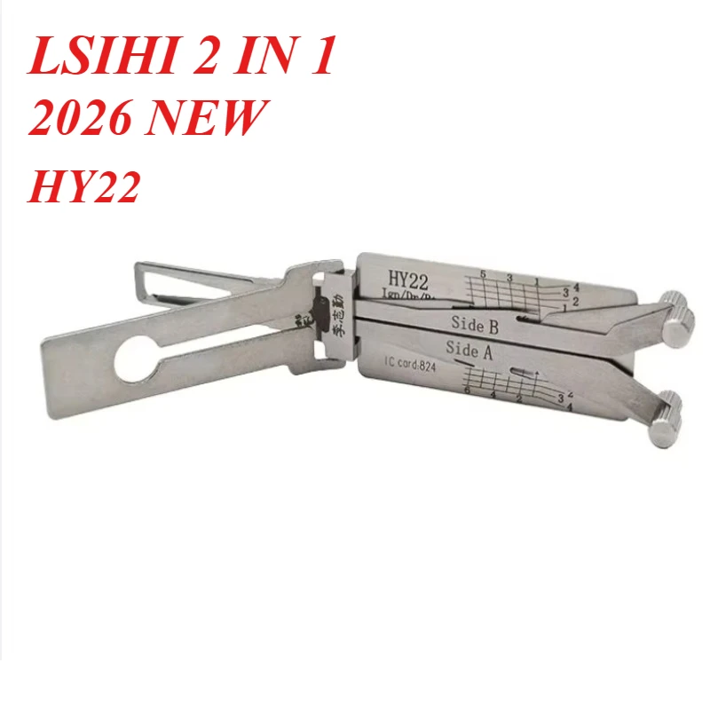 2026 NEW HY22 NEW Lishi 2-in-1 Pick/Decoder for Hyundai/Kia Lock Pick Tool Locksmiths Tool Ganzua