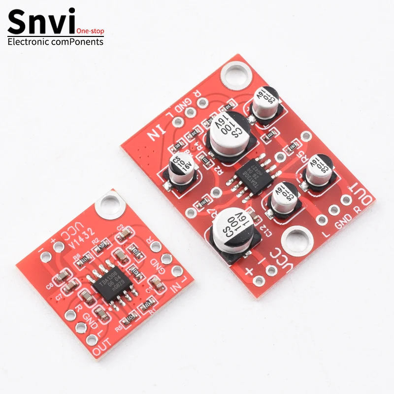 

TDA1308 Headphone power Amplifier Board module Audio Preamplifier 3V-6V Class A Class B Stereo Sound Board Low Power AMP