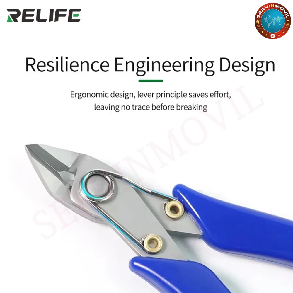 RELIFE RL-0001 Pinza diagonale Pinza per taglio cavi elettronici ad alta durezza e precisione Taglierina per cavi per riparazione telefono