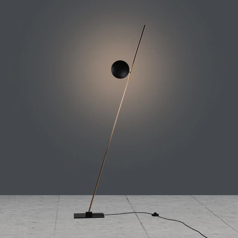 

Nordic post-modern bedroom, bedside floor lamp, living room, sofa side, simple, creative art, light luxury, minimalism