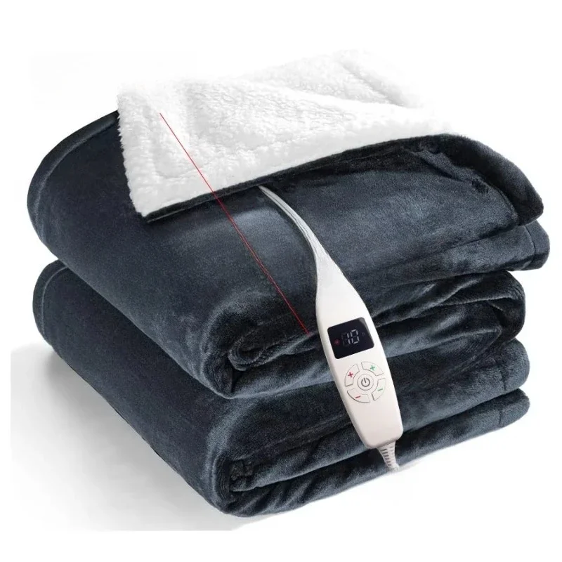 

2025 120 Volt Washable Electric Push Heated Blanket Bed and Winter