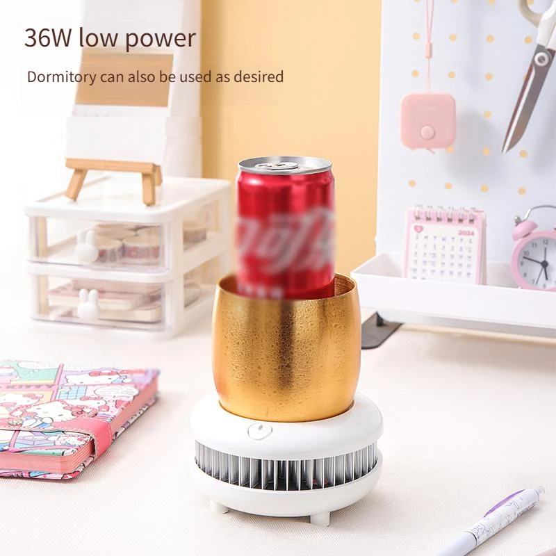 ماكينة صنع الثلج كوب تبريد البيرة السريعة الصغيرة، مبرد سريع، تبريد كهربائي للمشروبات، أجهزة منزلية للمكتب #2