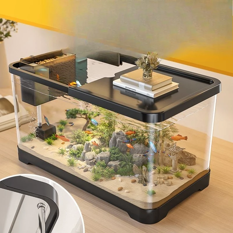 

Living room balcony Home landscaping Small and medium ecological desktop tank
