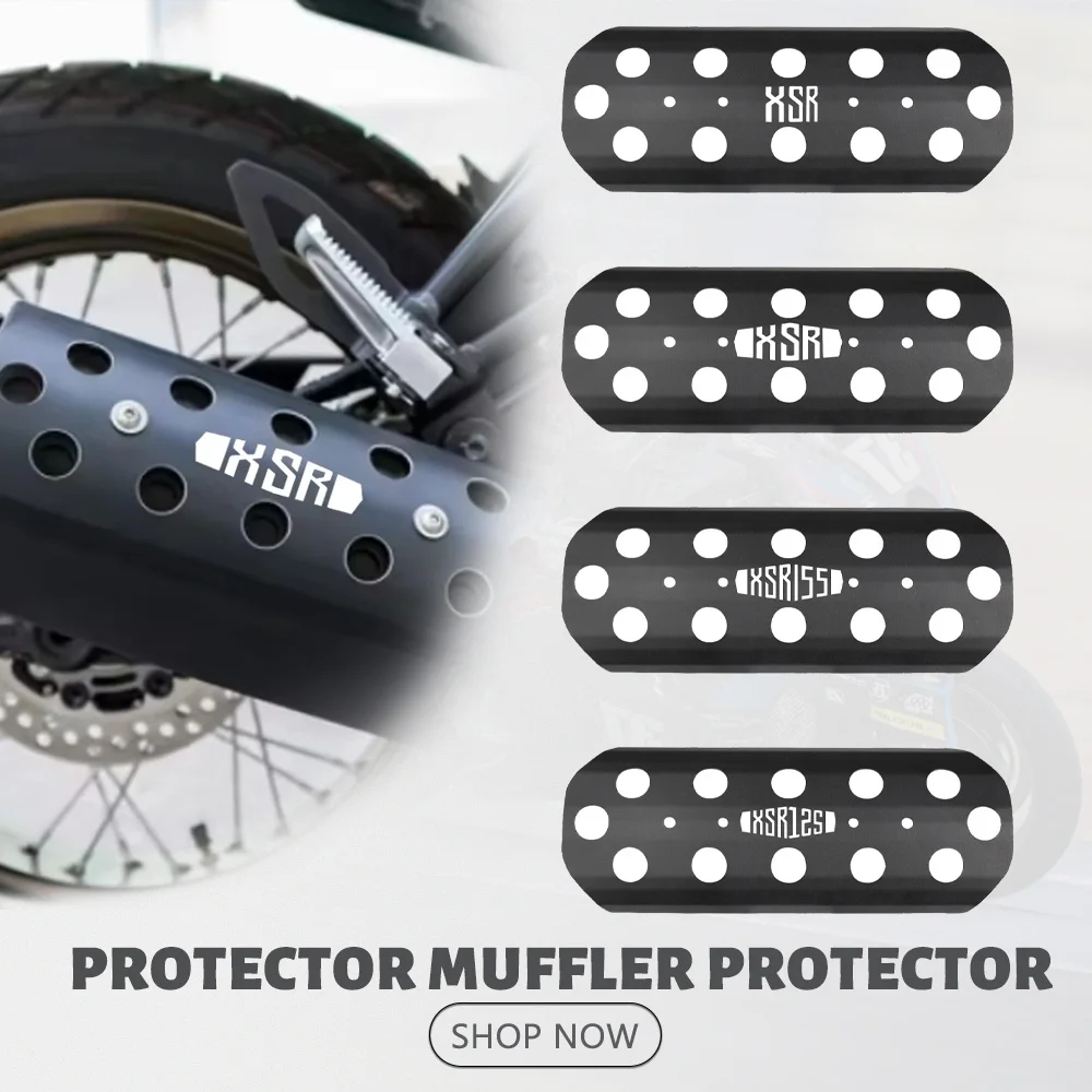 

For YAMAHA XSR155 2025 2024 XSR 155 Motorcycle Only Original Exhaust Pipe Protector Heat Shield Cover Guard Anti-scalding Cover