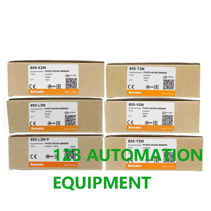 정통 새 Autonics BS5-K2M L2M T2M Y2M V2M BS5-K2M-P L2M-P T2M-P 광학 마이크로 센서 광전 스위치 커넥터 유형