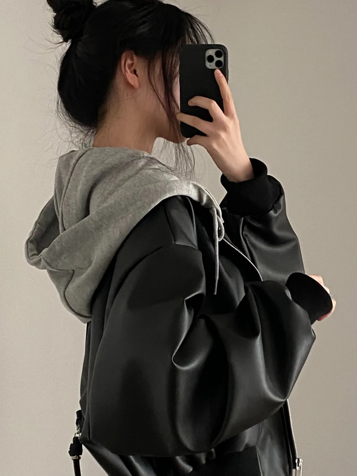 Design coreano ort Jaet con cappuccio da donna Casual Sle Faionable Versatile cappotto ort Fem Primavera Autunno Inverno Capispalla