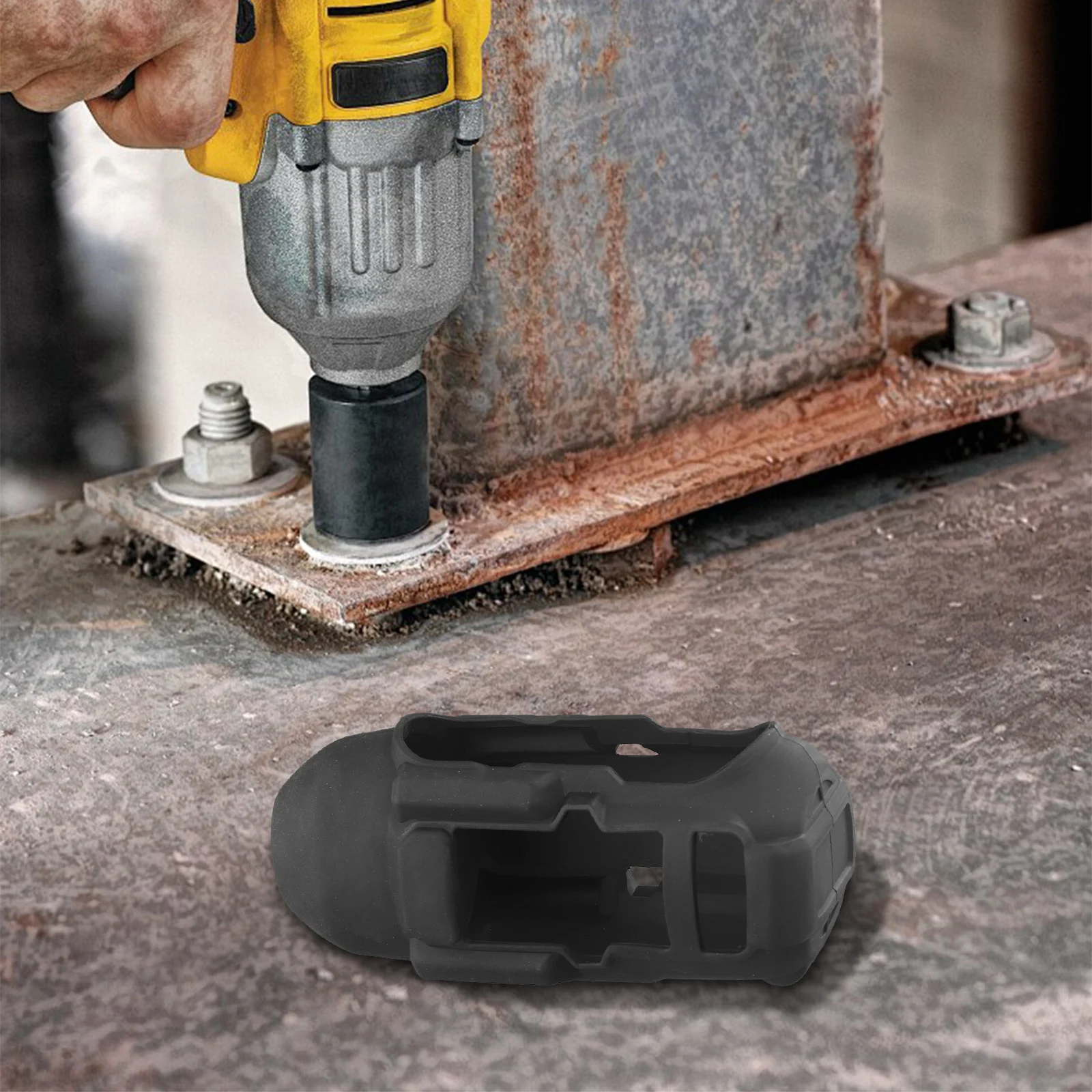 For DCF899 DCF900 DCF900NT For Impact Wrench Rubber Protective Cover Boot N918391 Black Flexible Dust Shield Tool Accessory Part
