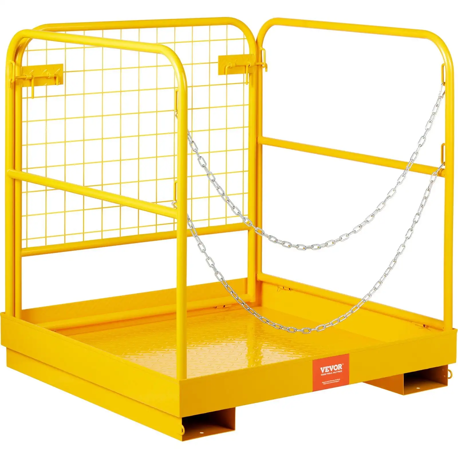 Safety Cage Work Platform 36X36in 1200lbs Foldable for Aerial Job