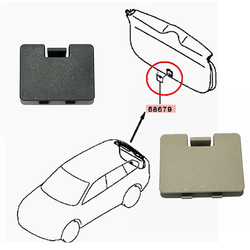 

For Mitsubishi Grandis 04-10 Tailgate Interior Panel Cover Rear Washer Reservoir Filler Cap MN151907