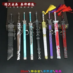 Magic Road Founder Anime Sword Keychain Cosplay Wei Wuxian Blue Forgot Machine Magic Road Founder Chen Qingling Keychain