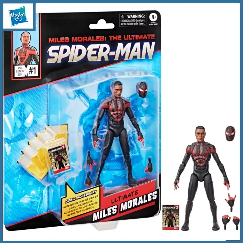 

Hasbro Original Marvel Legends Spider-Man Miles Morales 6 Inches Action Figure Toys for Boys Girls Gift Collectible Ornaments