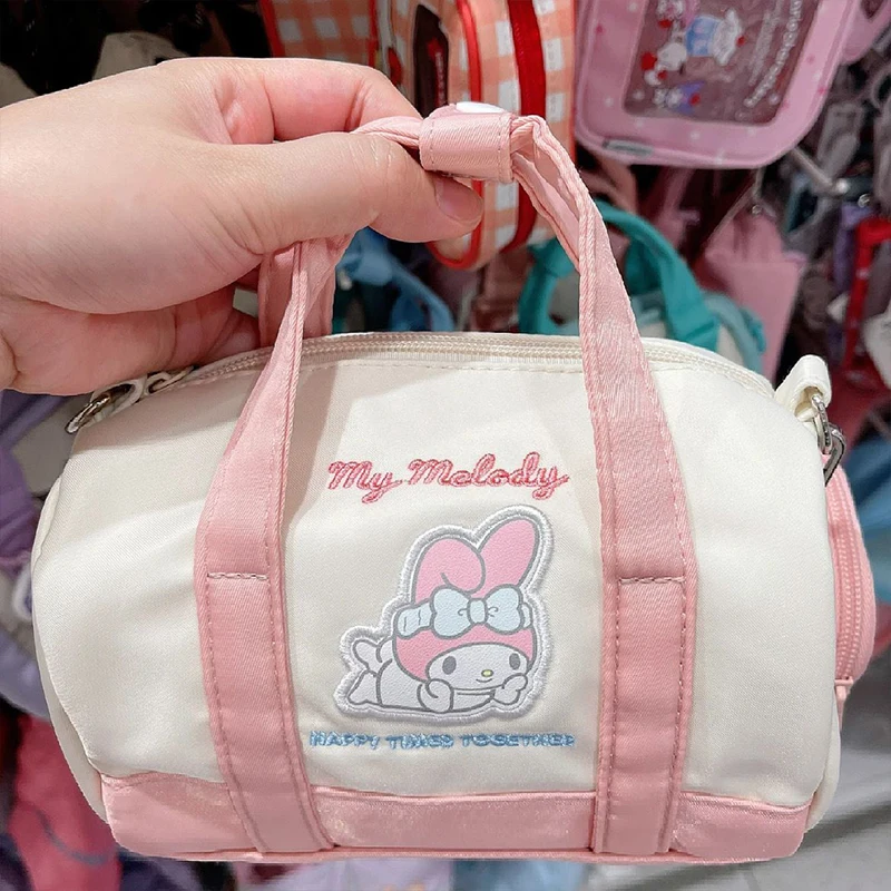 Sanrio Kawaii Kuromi Mijn Melodie Handtas Anime Cinnamoroll Make-Up Tas Meisje Hart Cartoon Schattige Schoudertas Tij Cadeau Voor Kinderen