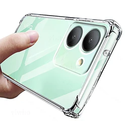 Thick Shockproof Silicone Case For Vivo Y36 Y78 Y55 Y75 Y76 5G Y31 Y70 Y01 Y16 Y35 Y22 V25 Pro V25E V27E V27 Y02 Y22 Y22S Cover