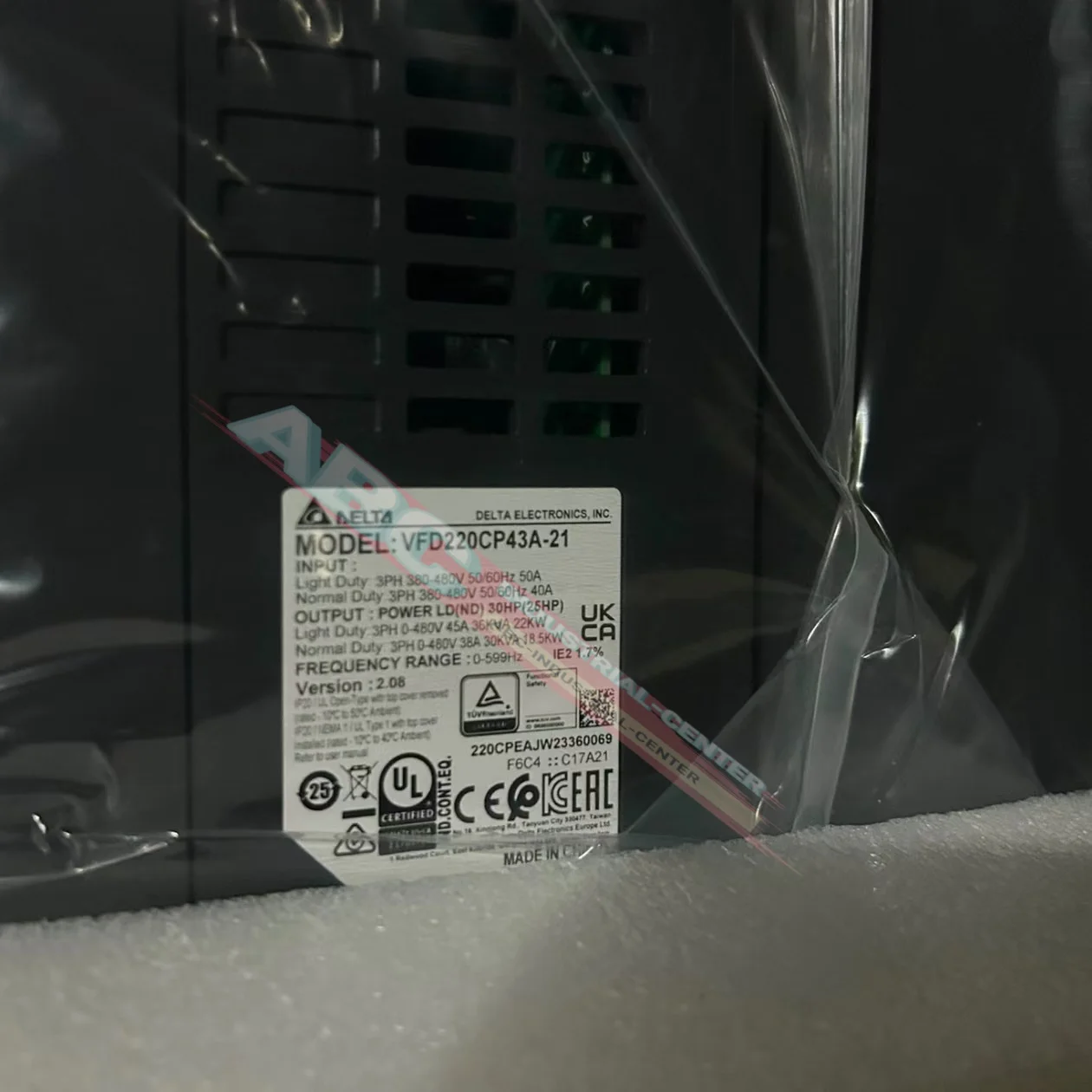 

frequency converter brand new VFD220CP43A-21 VFD25AMS43ANSAA