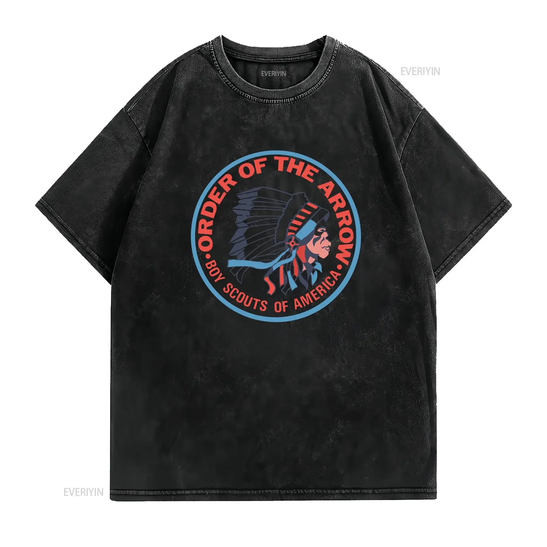 The Order of Arrow Boy Scouts America Scout Oath E Urner Goodman T Shirt vintage Washed Stretched Soft designer clothes homme