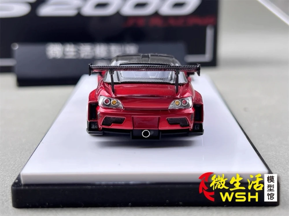 Micro Turbo 1:64 S2000 JS Racing Red Color Diecast  Model Car  In 2025