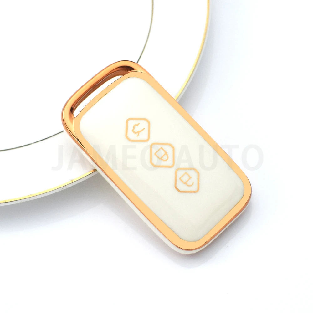 3 زر بولي يوريثان الوجه حافظة مفاتيح السيارة غطاء شل لشروليه أفيو تراكس الأخدود كابتيفا 2024 ولينغ مفتاح بعيد المفاتيح الملحقات #5