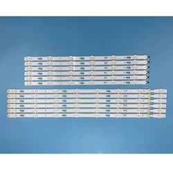 12 sztuk LED strip dla Samsung UE55KU6070 UE55JU6750 UE55JU6450U UE55JU6060 UE55JU6480U UE55MU6120K UE55JU6500K UE55MU6220