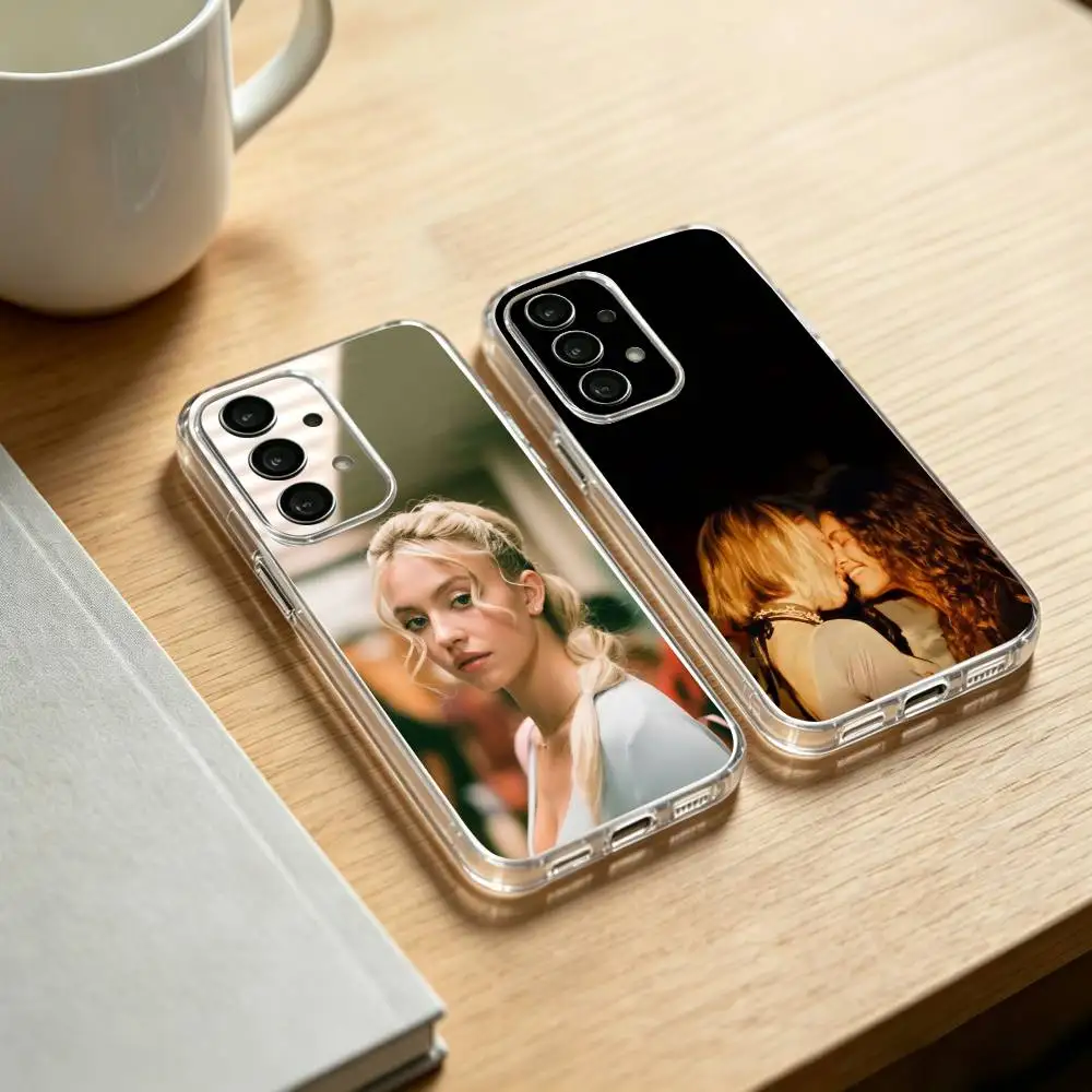 Coque de téléphone E-Euphoria Season pour Samsung S25,24,21,22,23,30,Ultra,20,Plus,Fe,Lite,Note, coque transparente