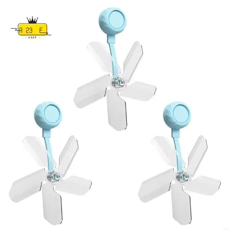 

A23E-3Pcs Windmill Shaped Suction Cup Air Conditioning Ventilator - Anti-Direct Blowing, Windproof, Energy Saving Guide Fan