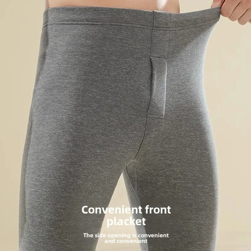 

Winter Men Thermal Underwear Man Double-sided Fleece Leggings Tights Warm Long Pants Thermo Compression Pants Bottoms Tights
