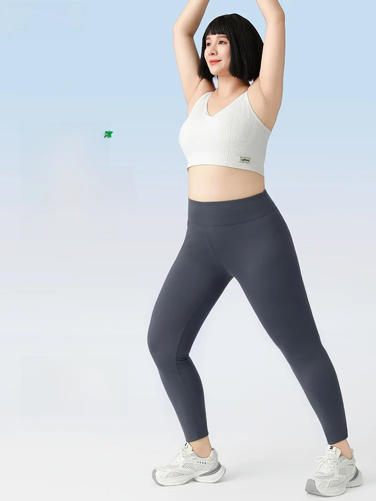 

Женские тонкие леггинсы для йоги с высокой талией, весна-осень, утягивающие, с эффектом подтяжки ягодиц, из нейлона и спандекса, длина 7/8 или 9/10