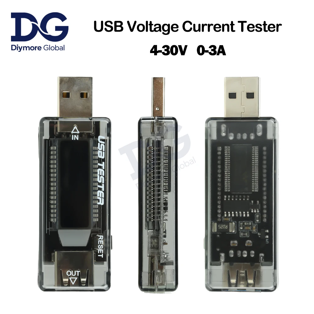 4-30 فولت USB الجهد الحالي متر قدرة جهاز اختبار بطارية فولت الجهد الحالي شاحن الطبيب اختبار السعة متر قوة البنك