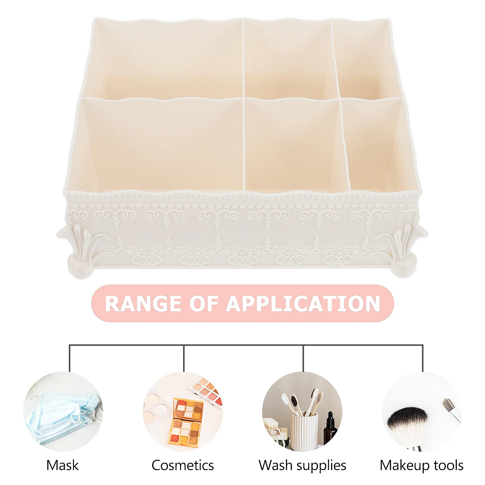 

2Pcs High-Quality Nail Tool Storage Boxes Fashionable Personality Organizer for Nail Polish Pens and Accessories