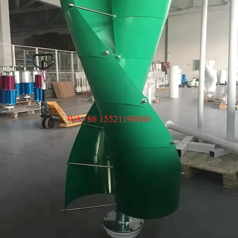 WMWMNU for 12V 24V 48V 400W Spiral Vertical Wind Turbine Generator