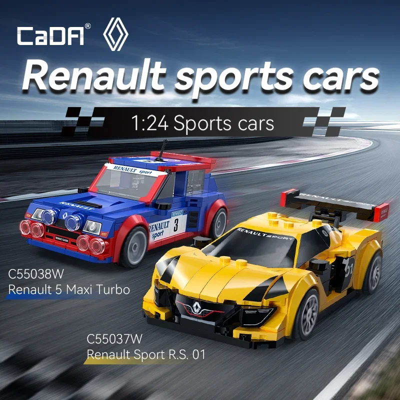 

Cada 1:24 Набор строительных блоков автомобиля / Рено / Суперкар / Винтажный автомобиль / Праздничный подарок / Детская игрушка