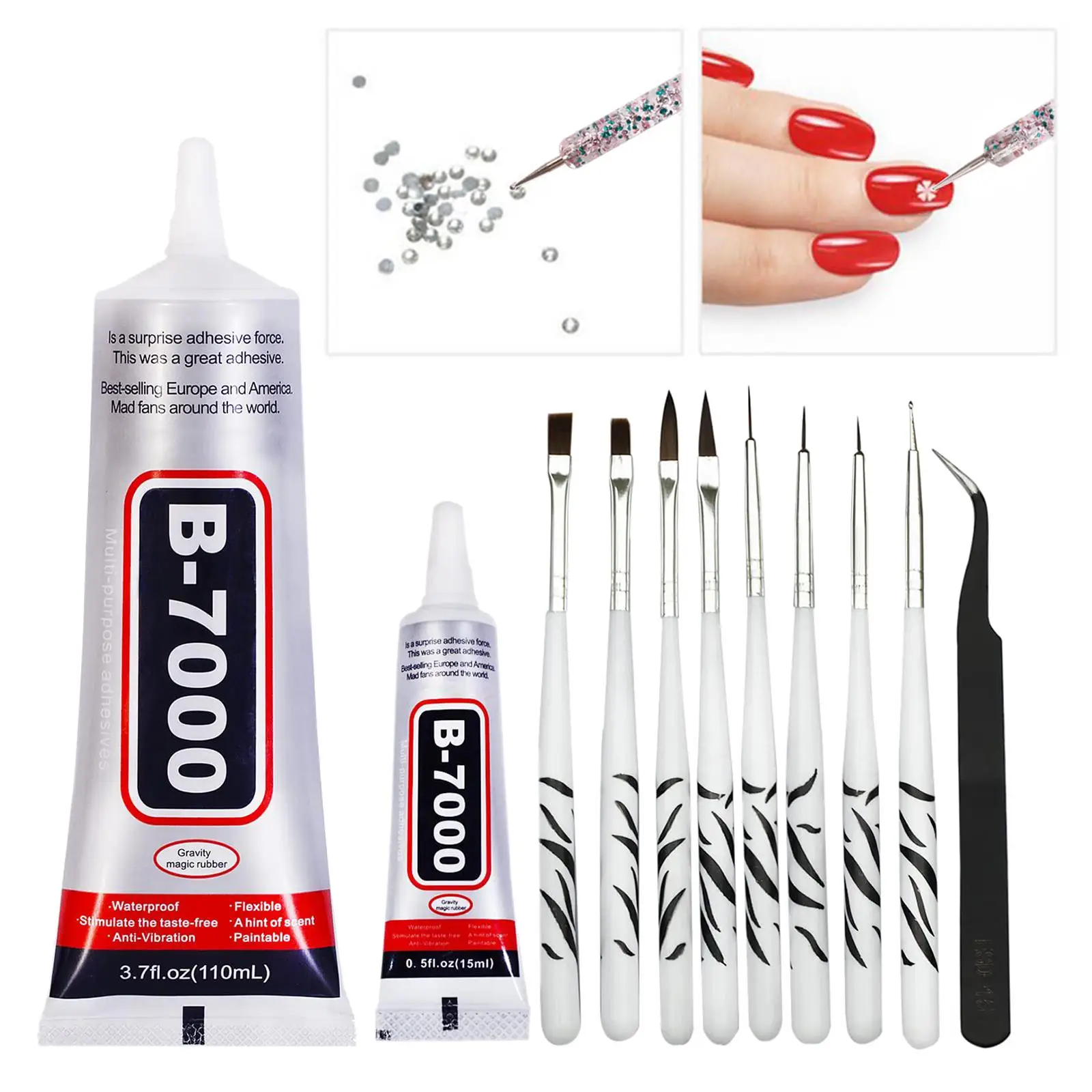 Upgrade Glue Clear with Tip Crafts Kit for Adhesive Children