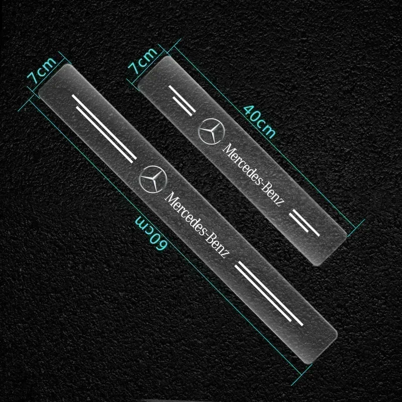 ملصق واقي مقاوم للخدش لعتبة السيارات لمرسيدس بنز GLK GLA A B C E R G Class C180 W176 W246 S200 S300