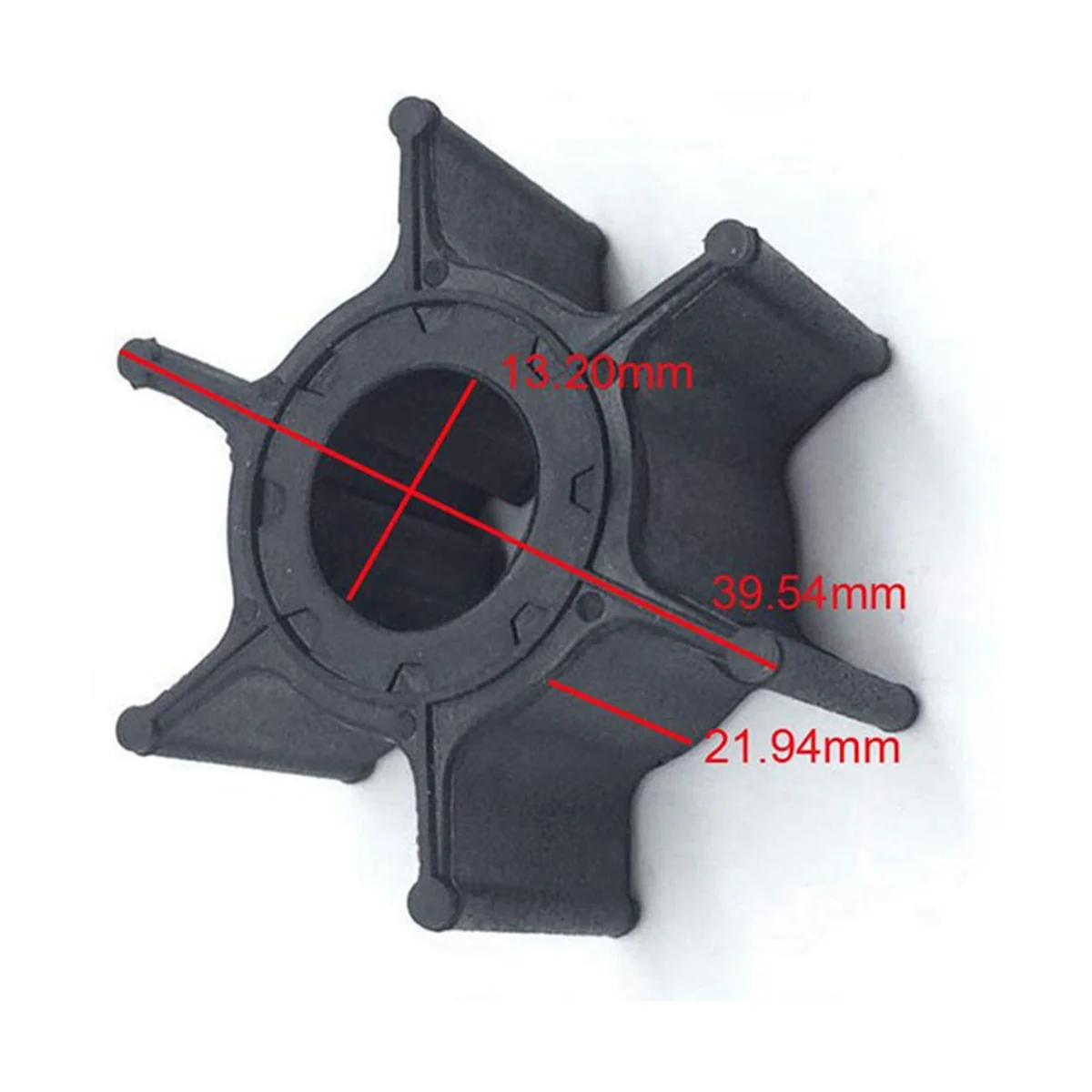 2 Pcs Fuel Connector Water Pump Impeller Part for YAMAHA (9.9/15HP) 682-44352-01 682-44352-01-00 Fishing Boats