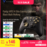 Flydigi APEX 4 Black Myth Wukong Gamepad 2Khz Wireless Force Feedback Alloy Rocker Game Controller for Switch PC Android Steam