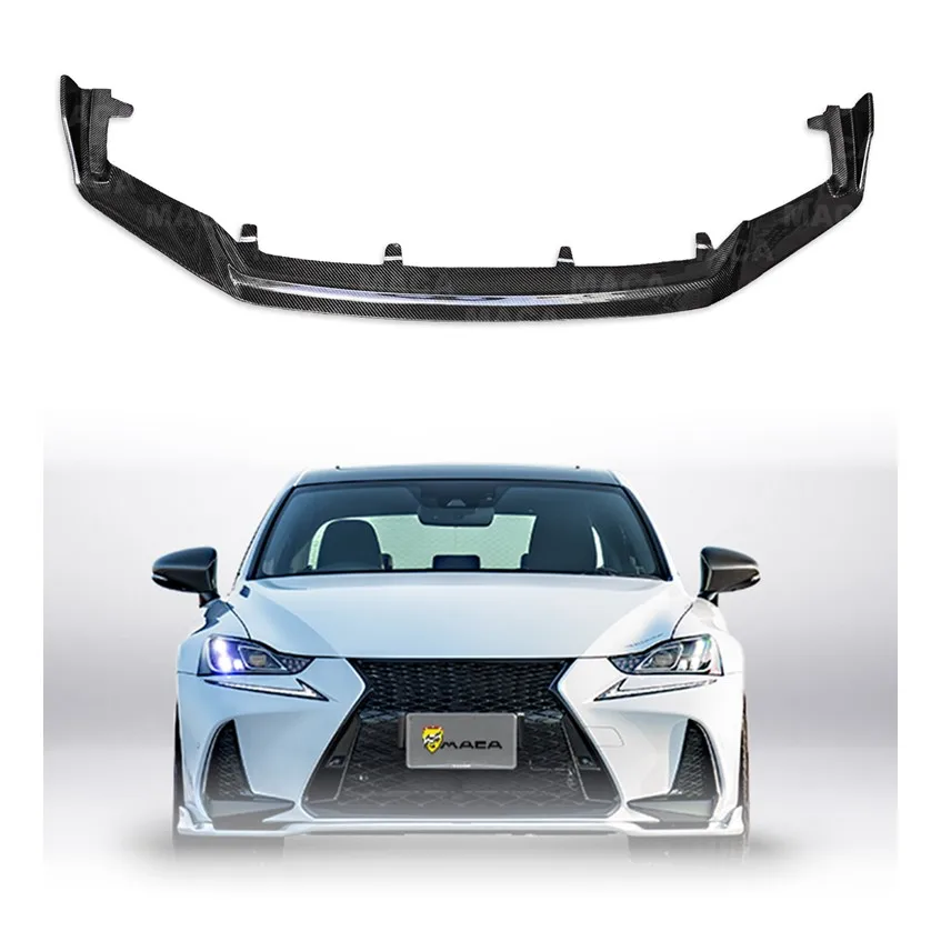 Premium Carbon Fiber ARTISAN Style Front Lip For Lexus IS200T IS300T Performance Kit 2017-2021