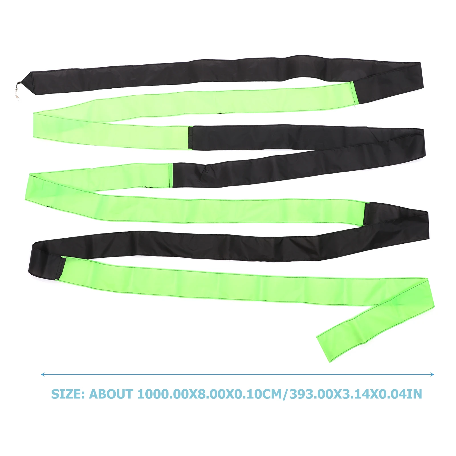 15M Kite Tail Buntes Streamer-Band, schwimmendes Drehen für Drachen, Outdoor-Flugzubehör, Grün