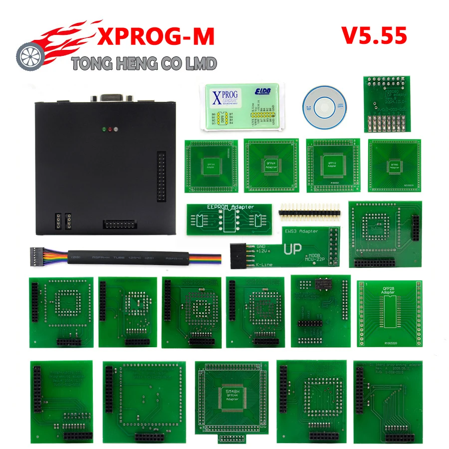 

Newest XPROG-M V6.26 Add New Authorization V5.55 X-PROG M Metal Box XPROG ECU Programmer Tool X Prog M V6.26 Full Adapters
