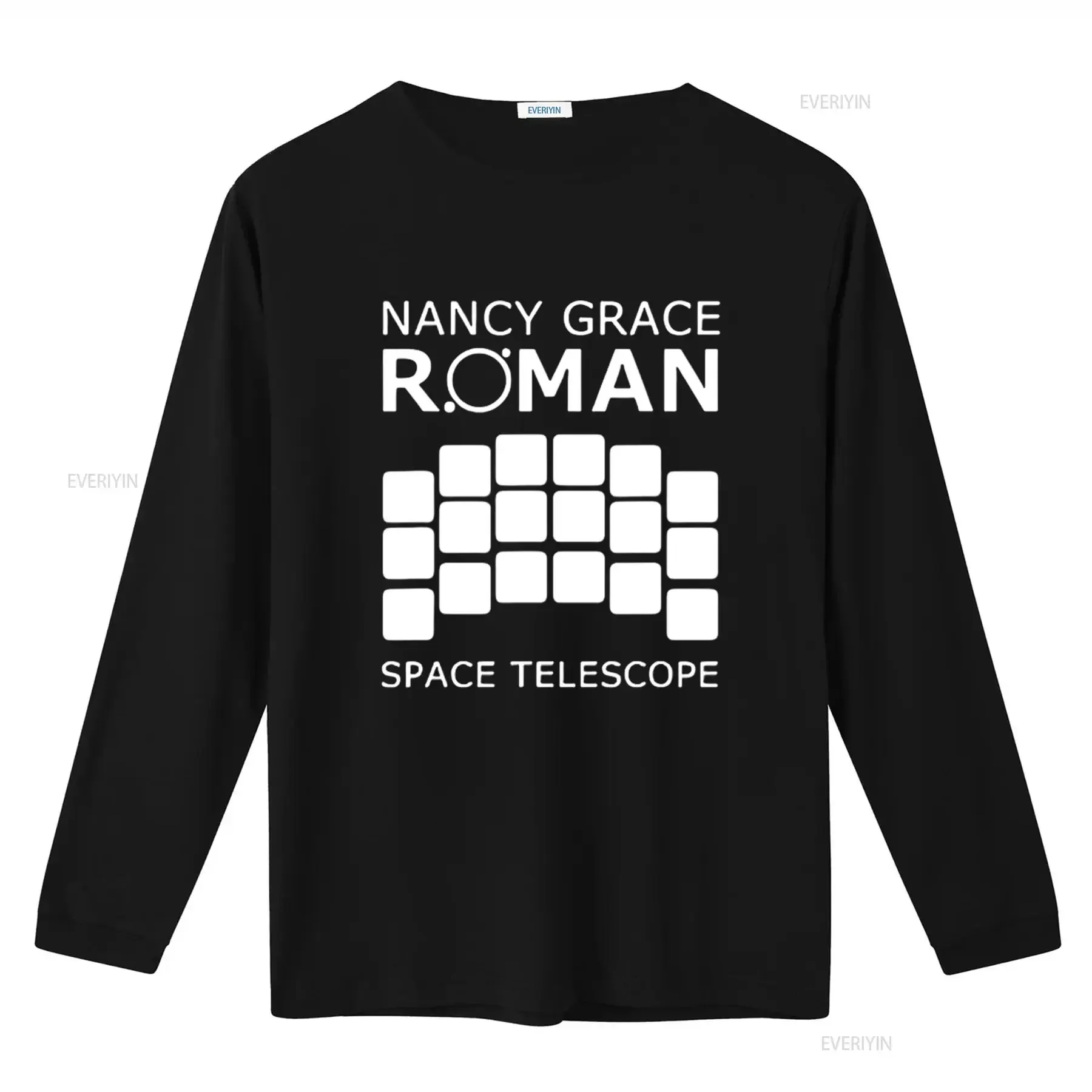 Ngrst Nancy Grace Roman Space Telescope Logo T Shirt vintage Washed Soft Unisex Top For Everyday Wear Stylish homme fashion view 3