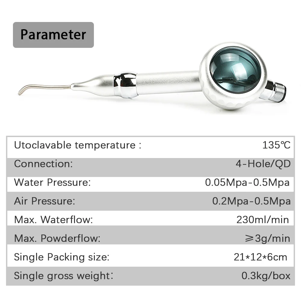 Narzędzie do wybielania jamy ustnej czyszczenie piaskowanie stomatologia wybielanie zębów narzędzia do polerowania Air Prophy Jet maszyna do piaskowania przepływu powietrza