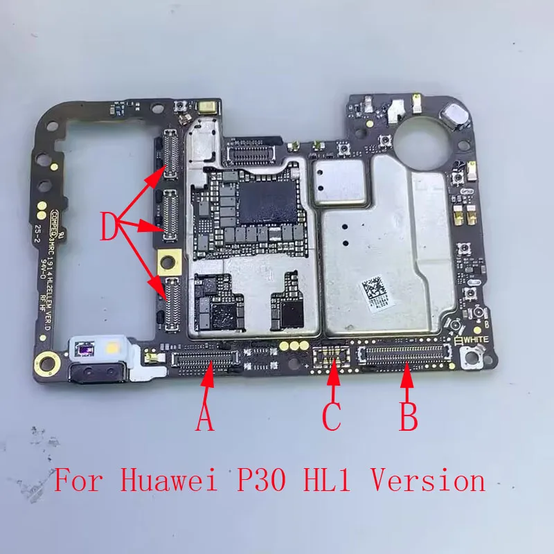 2-10Pcs Usb Charging Charger Camera LCD Screen Display Battery Flex FPC Connector Plug For Huawei P30 Pro P30Pro 24 50 40 32 Pin